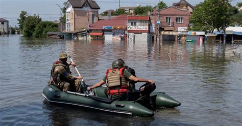 Russians shooting at rescuers in flooded areas, Zelenskyy says